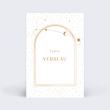 Marque-table Mariage Astrologie