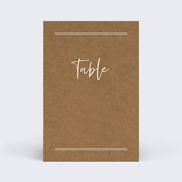 Marque-table Mariage Bohme