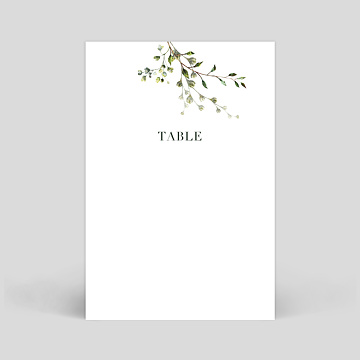 Marque-table mariage Herbarium