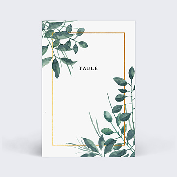 Marque-table Mariage Luxe