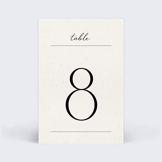 Marque-table Mariage Notre Essentiel