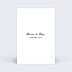 Marque-table Mariage Classique