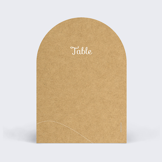 Marque-table mariage Ensemble en Vadrouille Verso