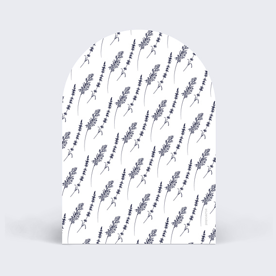 Marque-table mariage Jolie Lavande Verso