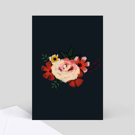 Marque-table mariage Anémone Verso