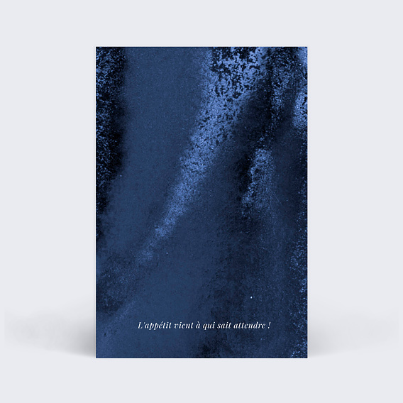 Marque-table mariage Abîme Verso