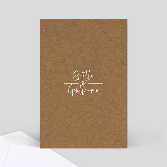 Marque-table mariage Bohème Verso