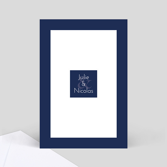 Marque-table mariage Chic Verso