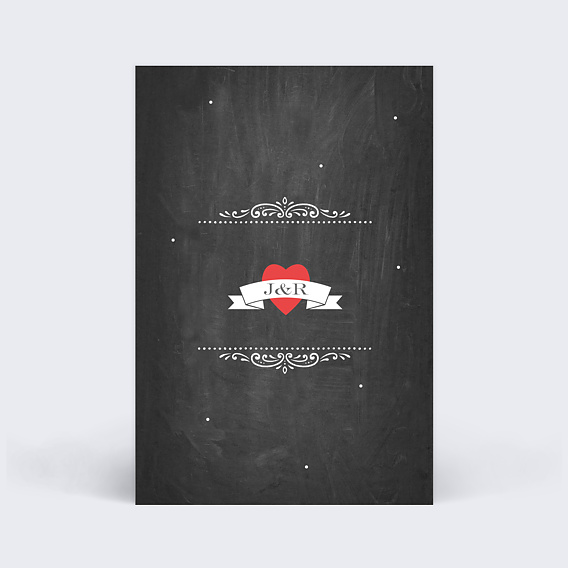 Marque-table mariage Polaroid Verso