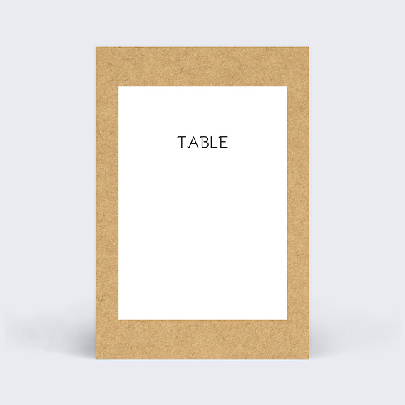 Marque-table Mariage Lune de Miel