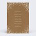 Marque-table Mariage Couronne de Dentelle