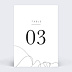 Marque-table Mariage Affection