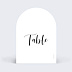 Marque-table mariage Calligraphie Verso