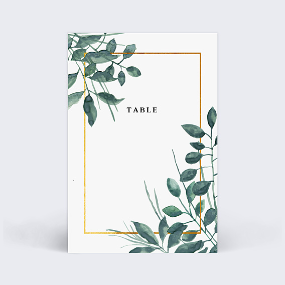 Marque-table Mariage Luxe