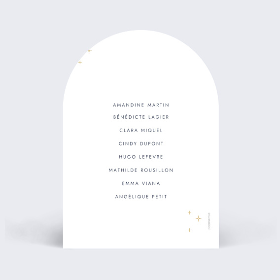Marque-table Mariage Notre Constellation