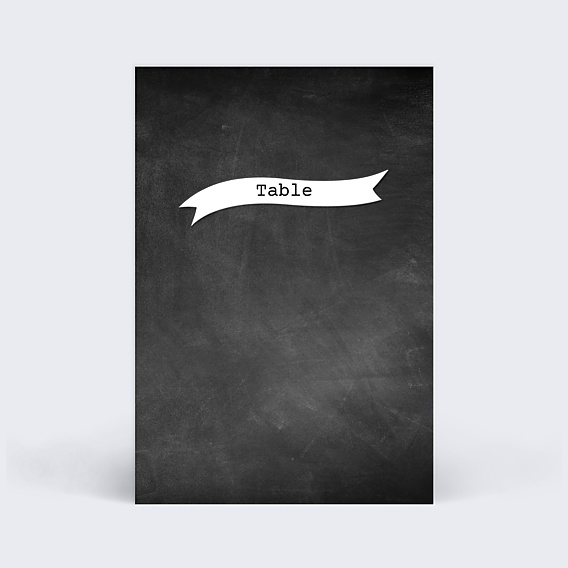 Marque-table Mariage Jolie Craie