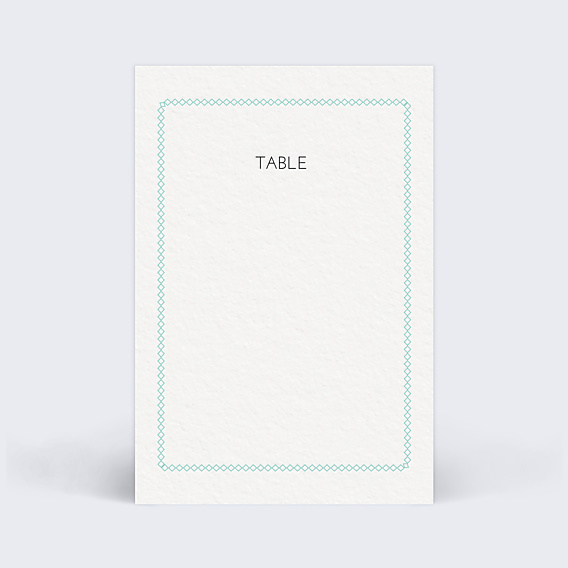 Marque-table Mariage Liseré