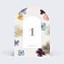 Marque-table Mariage Profusion aquarelle