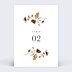Marque-table Mariage Jardin Sauvage