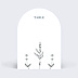 Marque-table Mariage Idylle