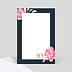 Marque-table Mariage Dark Peony