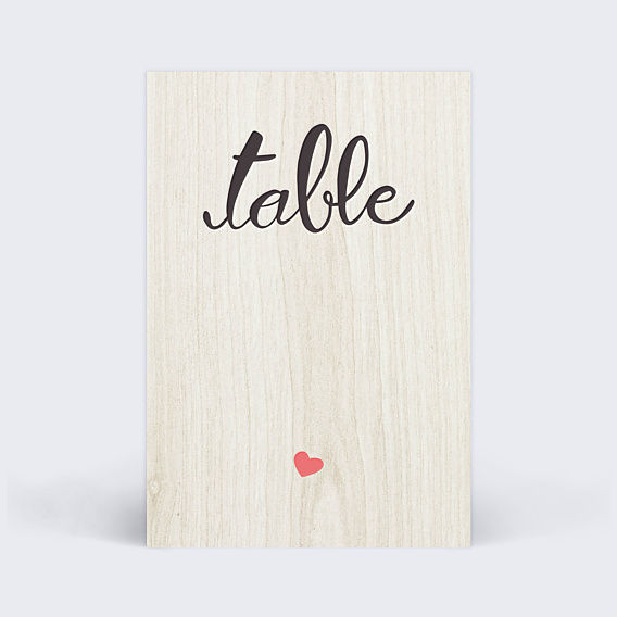 Marque-table Mariage Photomaton