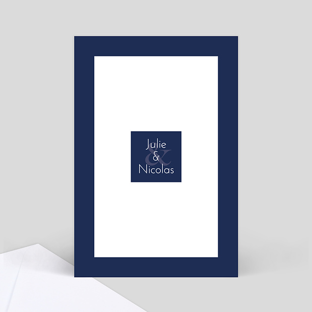 Marque-table Mariage Chic Verso