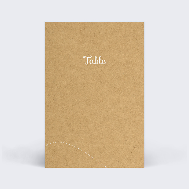 Marque-table Mariage Ensemble en Vadrouille Verso