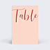 Marque-table Mariage Velours