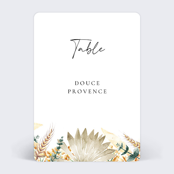 Marque-table Mariage Bohemia