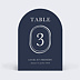 Marque-table mariage Passeport