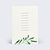 Marque-table Mariage Arche et Oliviers