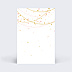 Marque-table Mariage Fairy Lights