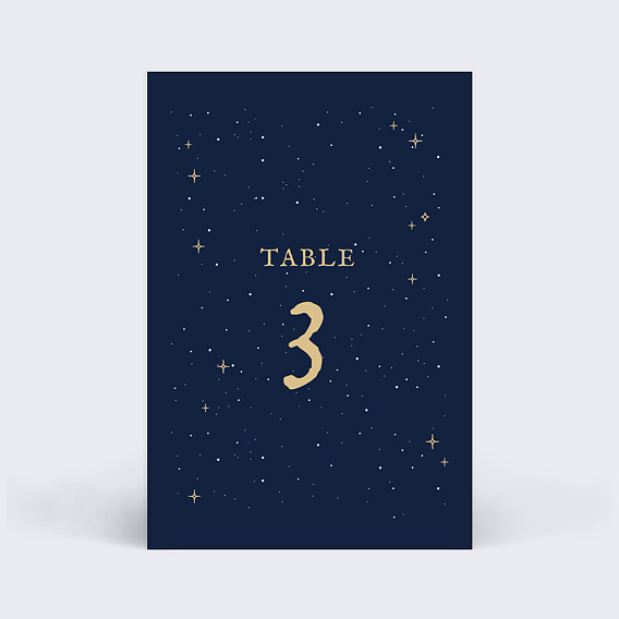 Marque-table Mariage Notre Constellation