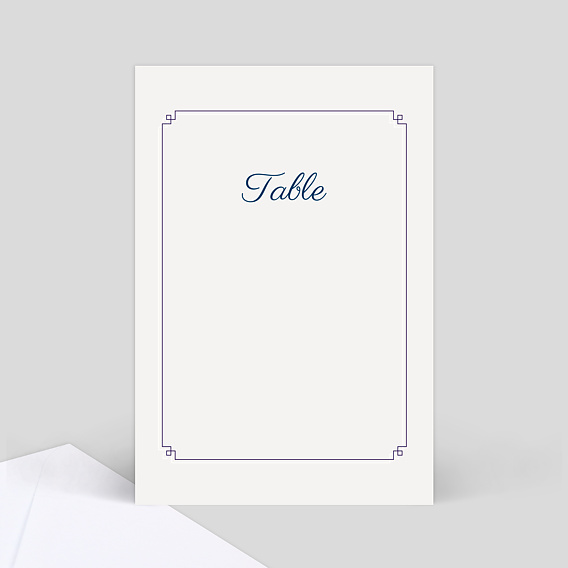 Marque-table mariage Hirondelle d'Amour Verso
