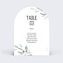 Marque-table mariage Couronne d'Oliviers Verso