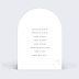 Marque-table mariage Notre Constellation Verso