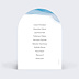 Marque-table mariage Opaline Verso