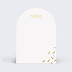 Marque-table mariage Paillettes Chic Verso