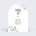 Marque-table Mariage Couronne d'Oliviers