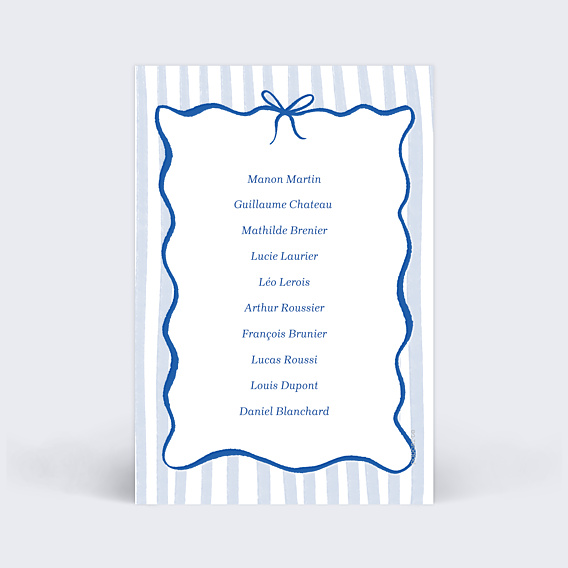 Marque-table Mariage Dolce vita