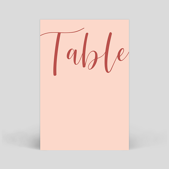 Marque-table Mariage Velours