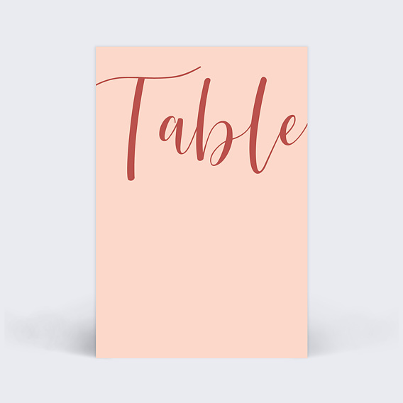 Marque-table mariage Velours