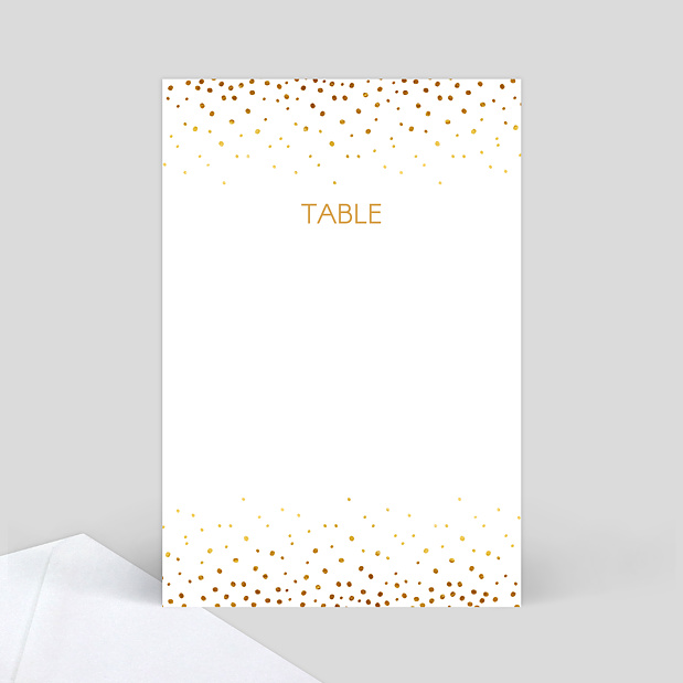 Marque-Table Noël Elégance Verso