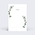 Marque-table mariage Couronne Eucalyptus Verso