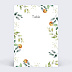 Marque-table mariage Agrumes Verso