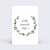 Marque-table mariage Couronne Eucalyptus