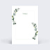 Marque-table Mariage Couronne Eucalyptus