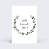 Marque-table Mariage Couronne Eucalyptus