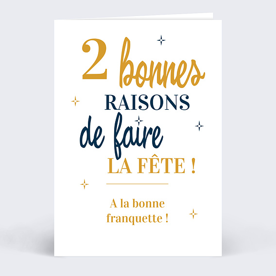 Menu anniversaire 2 en 1